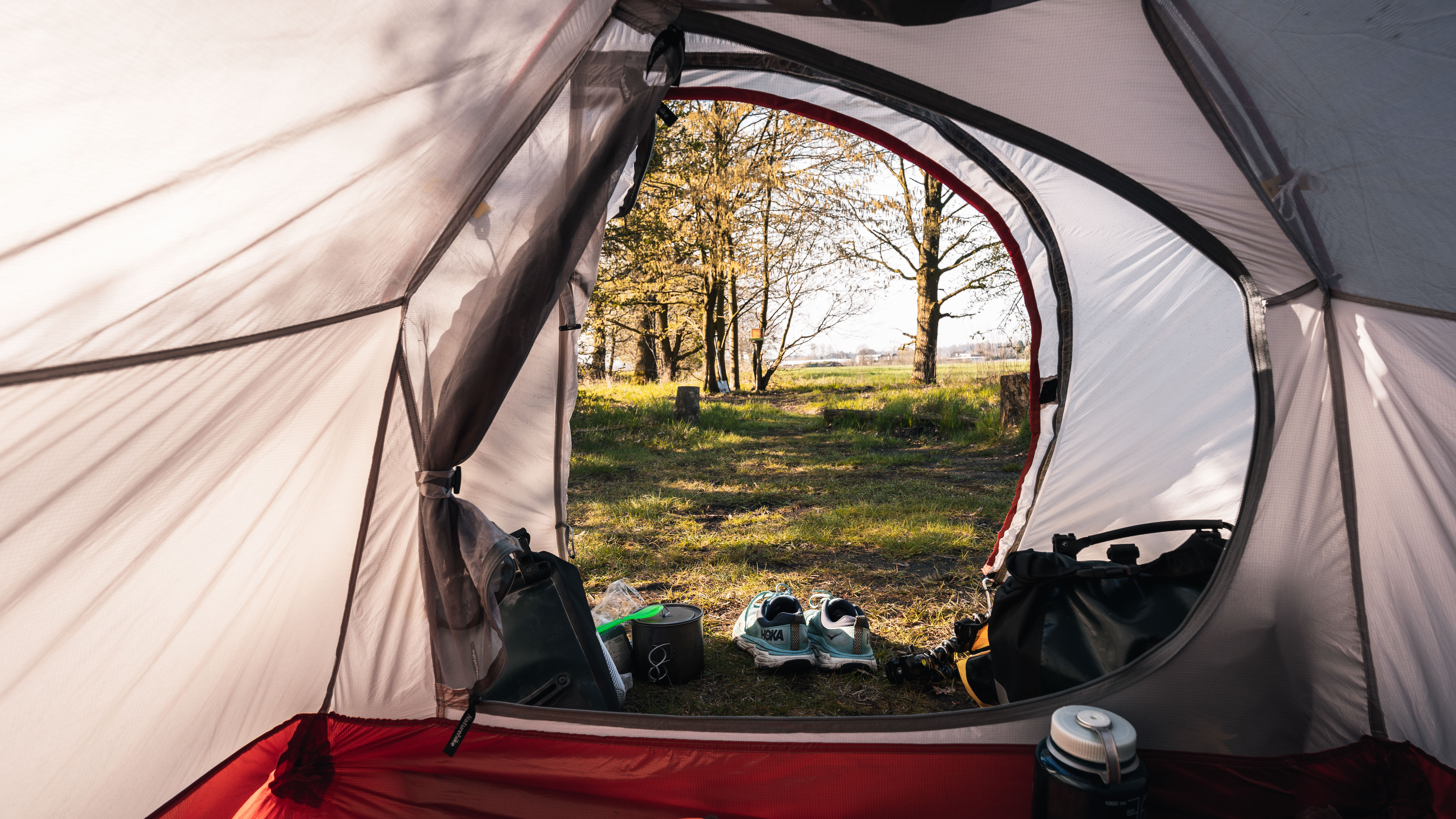 Peaceful tent camping in nature 5