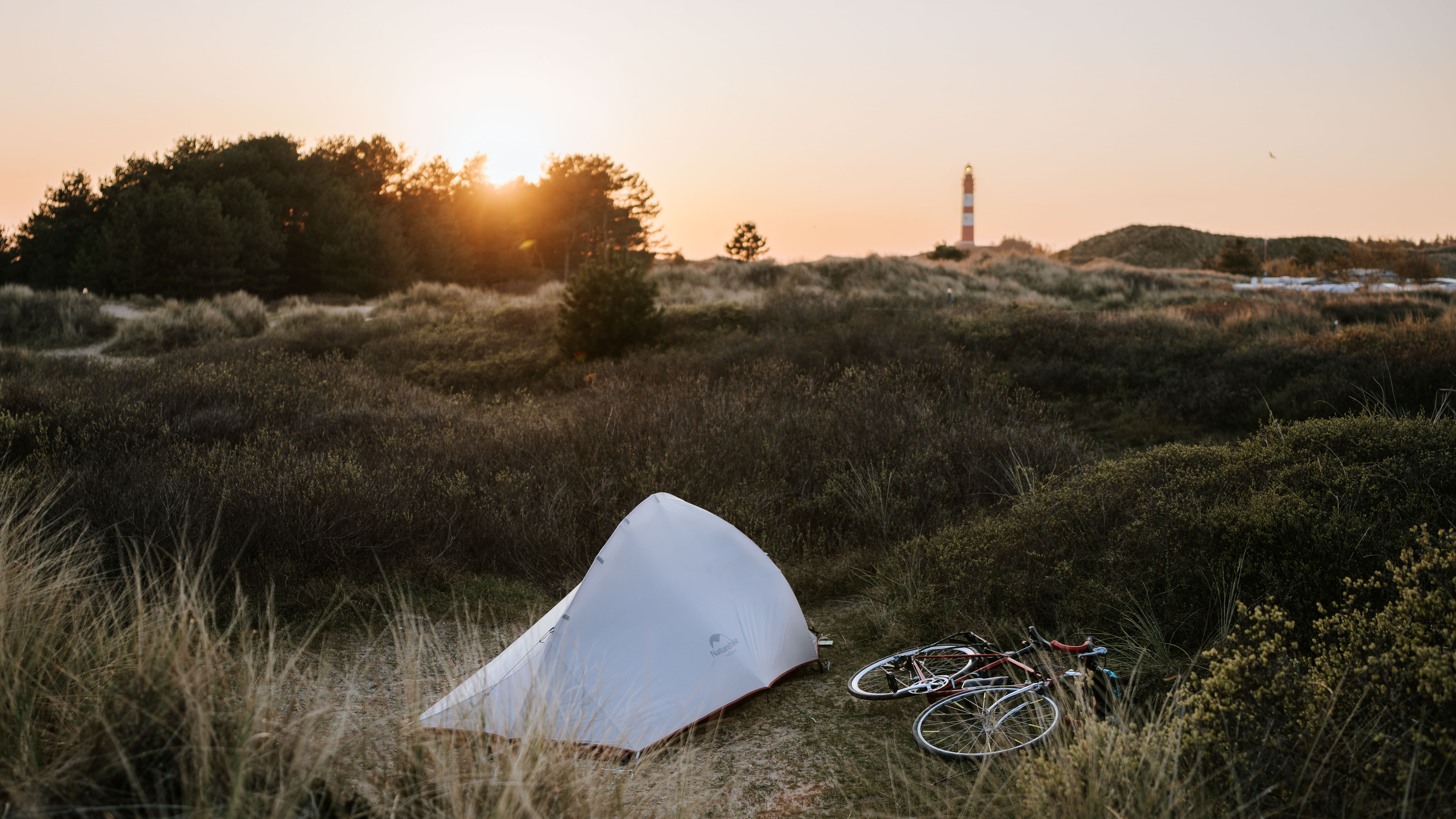 Peaceful tent camping in nature 1