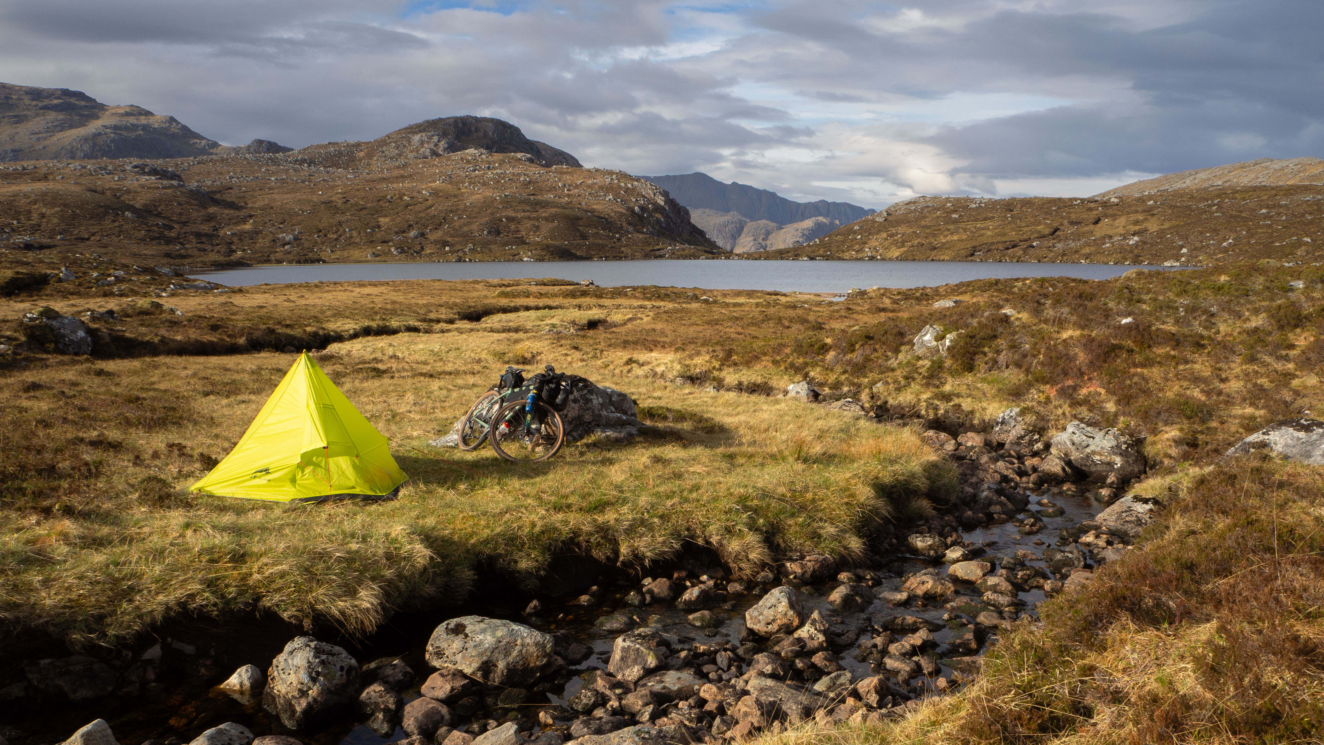 Peaceful tent camping in nature 2